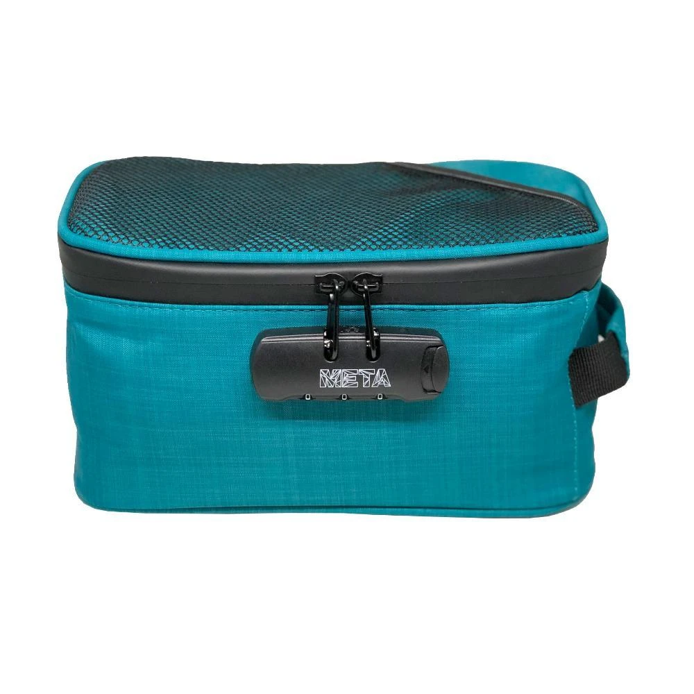 META Cannabis Co. Safe Case - Teal Smell Safe Bag Accessories 3 META Cannabis Co. Safe Case - Teal Smell Safe Bag Accessories