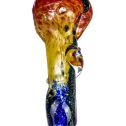 DankStop "Migi" Dichro Stripe Fritted Hand Pipe