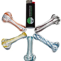 DankStop New Arrivals Mini Travel Pipe With Colored Accents