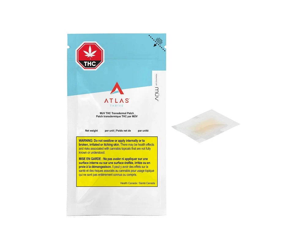 Atlas Thrive Hybrid Strains MUV THC Transdermal Patch 3 Atlas Thrive Hybrid Strains MUV THC Transdermal Patch
