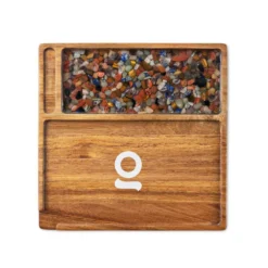 Ongrok Natural Acacia Wood Tray - Stone
