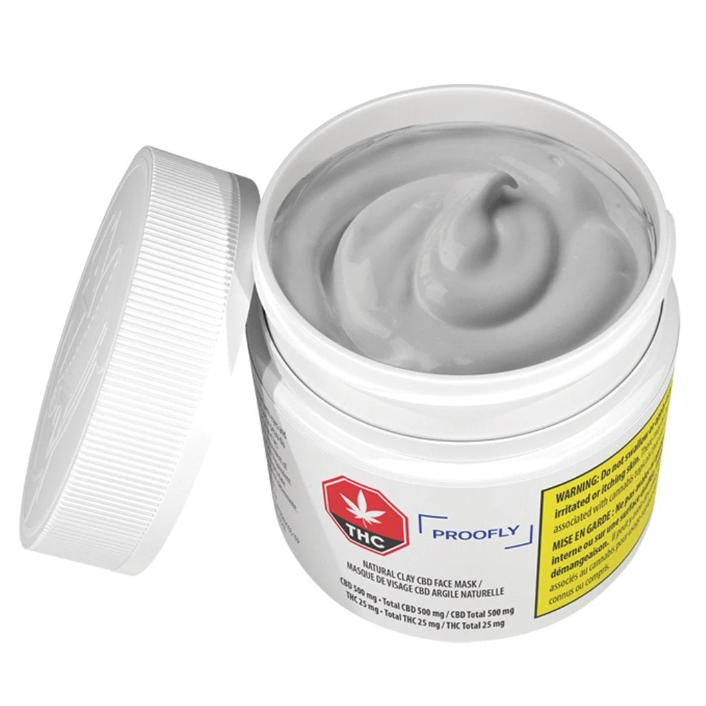 Proofly Sativa Strains Natural Clay CBD Face Mask 3 Proofly Sativa Strains Natural Clay CBD Face Mask