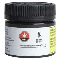 New Arrivals Natural History Meat Breath Cured Flower Rosin
