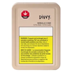 Divvy Pre-Rolls Nebula II CBD PR 12 X 0.35 G