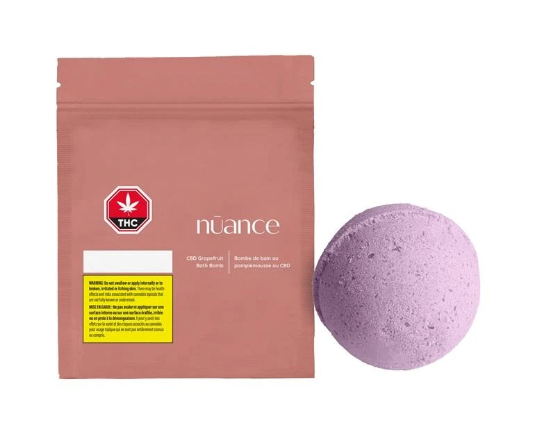 Nuance Hybrid Strains Grapefruit Bath Bomb 1 X 100 Mg CBD 3 Nuance Hybrid Strains Grapefruit Bath Bomb 1 X 100 Mg CBD