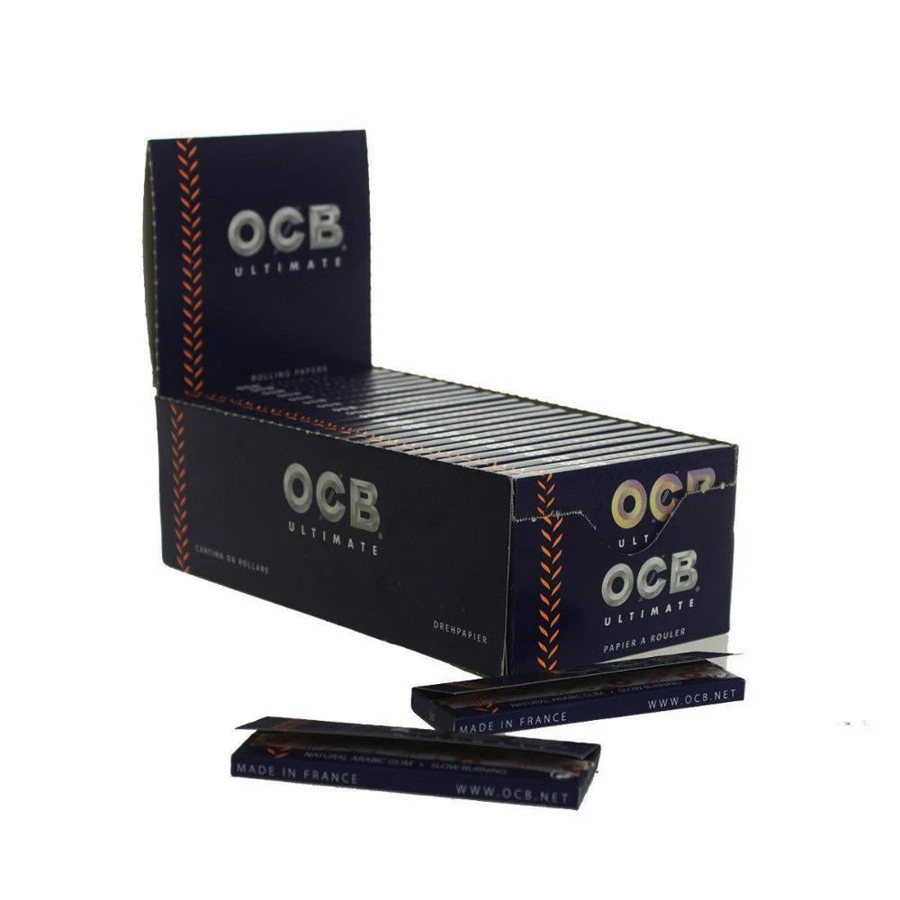 Accessories OCB Ultimate - Single Wide Single Window Rolling Papers 3 Accessories OCB Ultimate - Single Wide Single Window Rolling Papers