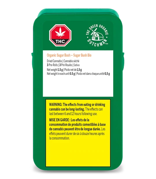 The Green Organic Dutchman Organic Sugar Bush PR 3 X 0.5 G 4 The Green Organic Dutchman Organic Sugar Bush PR 3 X 0.5 G