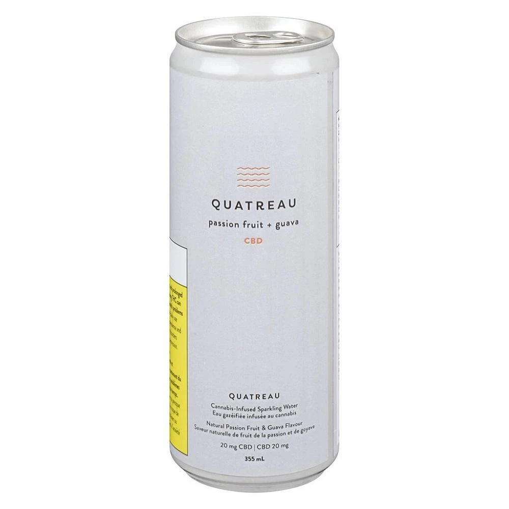 Quatreau Passionfruit & Guava (20mg CBD) Drink (355ml) 3 Quatreau Passionfruit & Guava (20mg CBD) Drink (355ml)