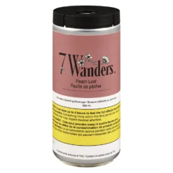 7 Wanders Peach Leaf CBD Sparkling Beverage Edibles & Drinks