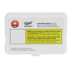 Tweed Powdered Donuts PR 10 X 0.35 G Pre-Rolls