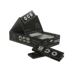 Accessories OCB Premium Black Papers - Single Wide Double Window Rolling Papers