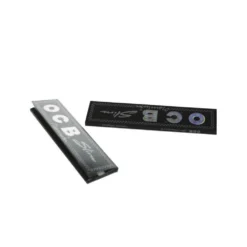OCB Premium Black Papers - Single Wide Single Window Rolling Papers Accessories