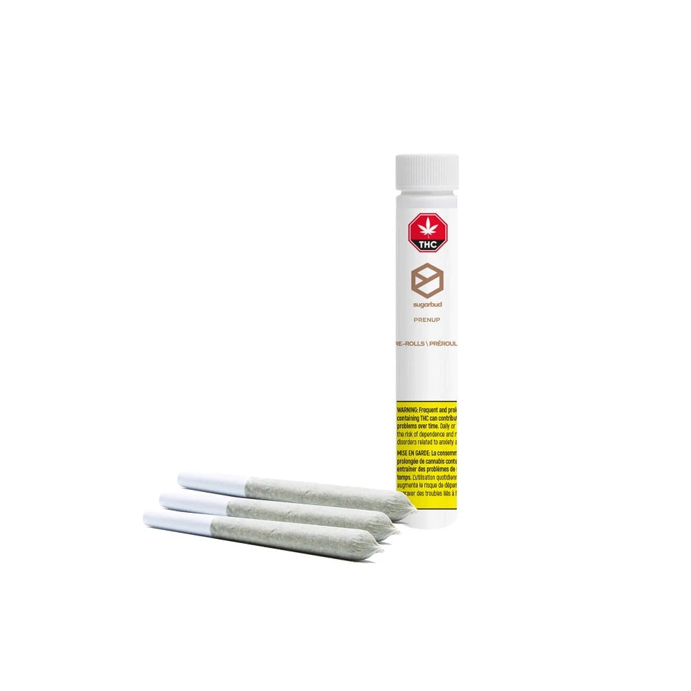 Sugarbud Pre-Rolls PreNup PR 3 X 0.5 G Hybrid 4 Sugarbud Pre-Rolls PreNup PR 3 X 0.5 G Hybrid