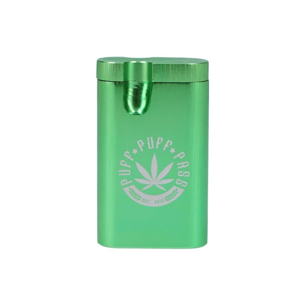 Puff Puff Pass Small Dugout - Green 3 Puff Puff Pass Small Dugout - Green