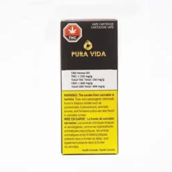Pura Vida CBD 4:1 Honey Oil Cartridge New Arrivals