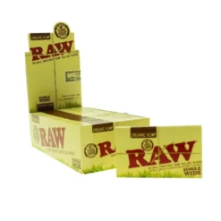 RAW Organic Hemp - Single-Wide Double Window Rolling Papers Accessories