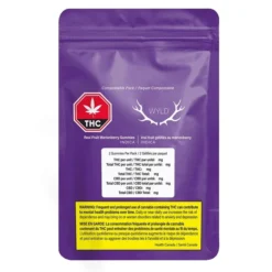 WYLD Canada Real Fruit Marionberry Soft Chews Indica Strains