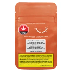 WYLD Canada Edibles & Drinks Real Fruit Peach Soft Chews 5:1 2 X 4 G