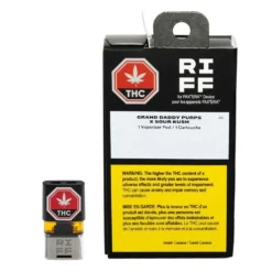 New Arrivals Riff Grand Daddy Purps X Sour Kush Pax Era Pod