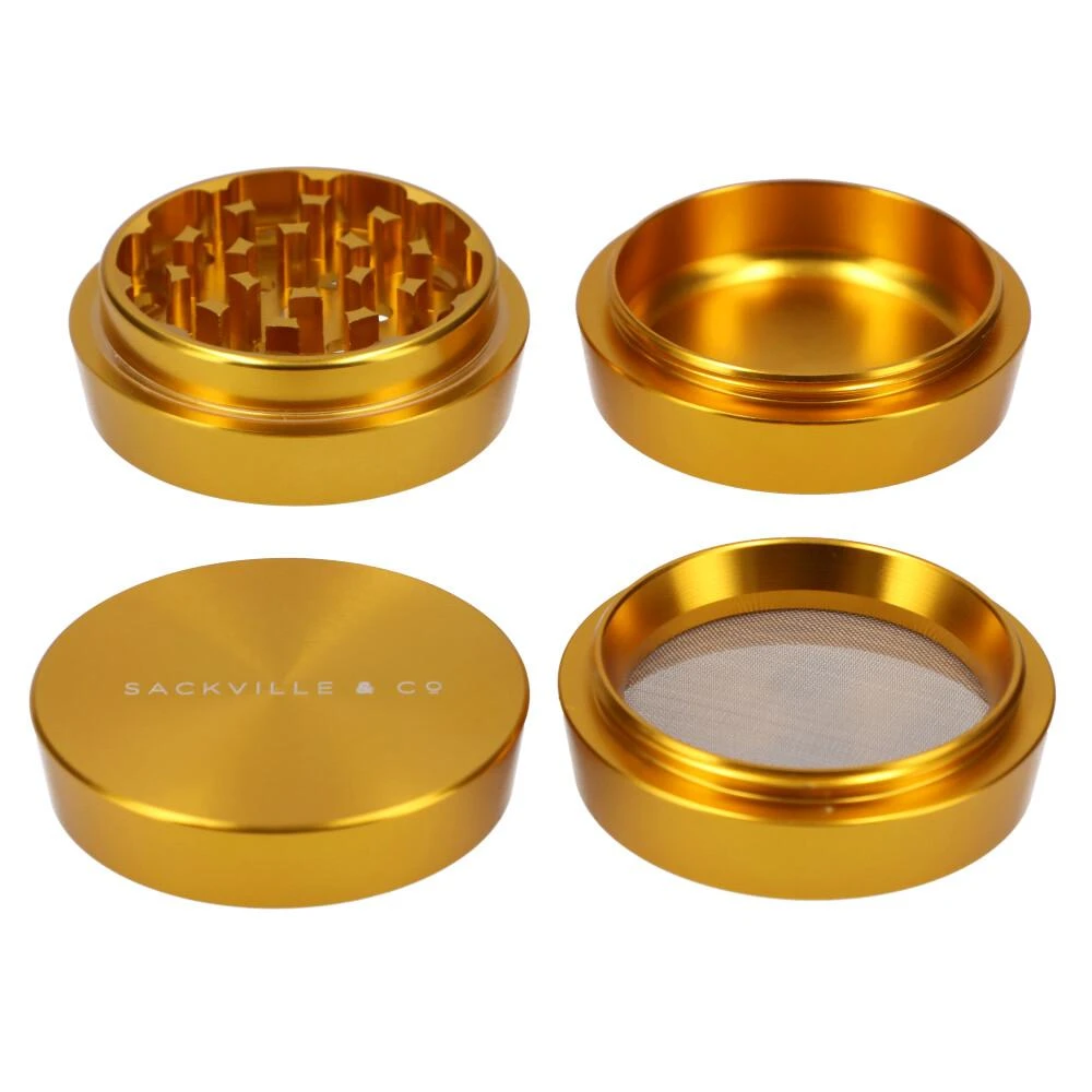 Sackville And Co Signature Grinder - Gold 4 Sackville And Co Signature Grinder - Gold