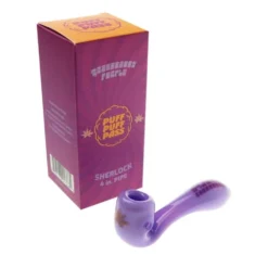 Puff Puff Pass Sherlock Pipe - Granddaddy Purple Strain Pipe