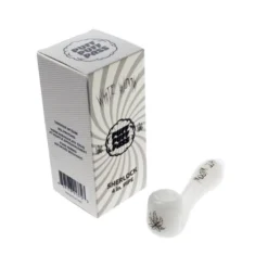 Puff Puff Pass Sherlock Pipe - White Widow Strain Pipe
