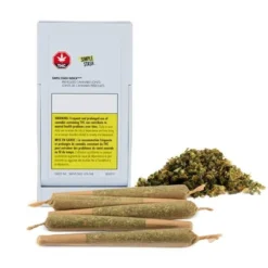 Pre-Rolls Simple Stash Indica 5 Pack Pre Roll (1g)