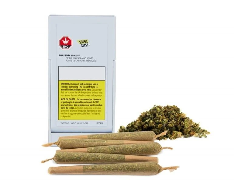 Pre-Rolls Simple Stash Indica 5 Pack Pre Roll (1g) 3 Pre-Rolls Simple Stash Indica 5 Pack Pre Roll (1g)