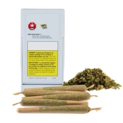 Simple Stash Sativa 5 Pack Pre Roll (1g)