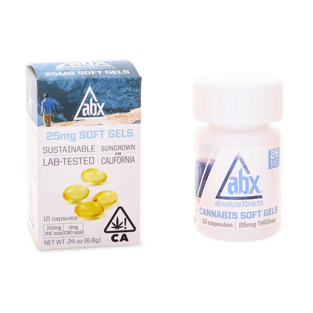 AbsoluteXtracts Soft Gels (250mg) Hybrid Strains 4 AbsoluteXtracts Soft Gels (250mg) Hybrid Strains