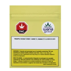 Wana Pineapple Coconut Sour Gummies