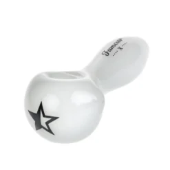 Accessories Famous X Spoon Pipe - Milky White