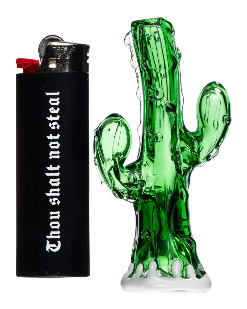 DankStop Standing Cactus Chillum 5 DankStop Standing Cactus Chillum
