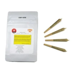 Strain Rec Raspberry Cough 4 Pack Pre Roll (.5g)