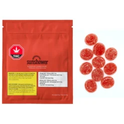 Sunshower Blood Orange (50mg CBD/10mg THC) Soft Chews (10pk) Hybrid Strains