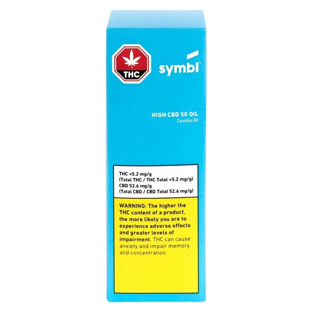 Symbl High CBD 50 Oil (30ml) 3 Symbl High CBD 50 Oil (30ml)