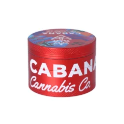 Cabana Cannabis Co. Cabana Cannabis Co The Dawn 3 Stage Grinder - Red (55mm)