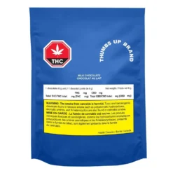 Thumbs Up Brand Hybrid Strains THC Milk Chocolate
