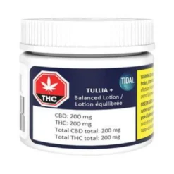 Tidal Hybrid Strains Tullia+ CBD:THC Lotion
