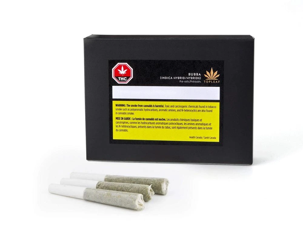 Top Leaf Bubba 3 Pack Pre Roll (.5g) Pre-Rolls 4 Top Leaf Bubba 3 Pack Pre Roll (.5g) Pre-Rolls
