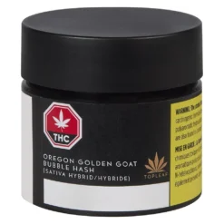 New Arrivals Top Leaf Oregon Golden Goat Bubble Hash
