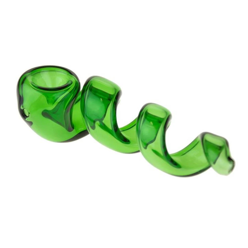 Accessories Canna Cabana Twisted - Green Pipe 3 Accessories Canna Cabana Twisted - Green Pipe