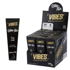 Vibes Ultra Thin Black King Size
