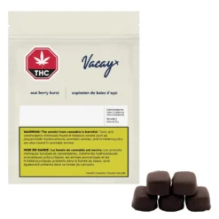 Vacay Edibles & Drinks Acai Berry Burst Dark Chocolate Fruit Chews