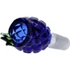 Accessories Valiant Pineapple Herb Bowl - Male 14mm - Blue 2 Accessories Valiant Pineapple Herb Bowl - Male 14mm - Blue
