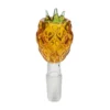 Valiant Pineapple Herb Bowl - Male 14mm - Yellow Accessories