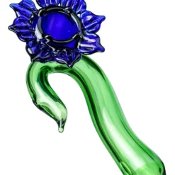 DankStop New Arrivals Violet Flower Spoon Pipe