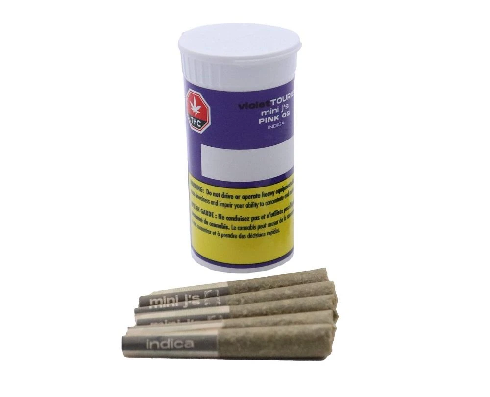 Pre-Rolls Violet Tourist Pink OG 5 Pack Pre Roll (.35g) 4 Pre-Rolls Violet Tourist Pink OG 5 Pack Pre Roll (.35g)