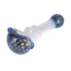 META Cannabis Co. Wonderland Glass Pipe - White/Blue